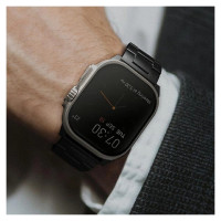 Uniq Osta Stainless Steel Strap for Apple Watch 1/2/3/4/5/6/7/8/SE/SE2/Ultra 42/44/45/49mm - Black