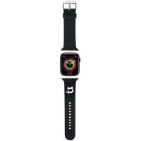 Karl Lagerfeld 3D Rubber Choupette Head Strap for Apple Watch 42/44/45/49mm - Black