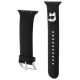 Karl Lagerfeld 3D Rubber Choupette Head Strap for Apple Watch 42/44/45/49mm - Black
