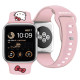 Hello Kitty Silicone Kitty Head strap for Apple Watch 38/40/41mm - pink