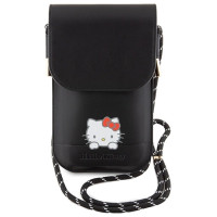 Hello Kitty Leather Daydreaming Cord bag - black