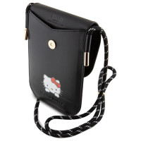 Hello Kitty Leather Daydreaming Cord bag - black