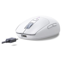 Ugreen MU103 Bluetooth 5.0 computer mouse / 2.4GHz USB receiver - white