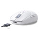 Ugreen MU103 Bluetooth 5.0 computer mouse / 2.4GHz USB receiver - white