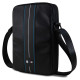 BMW Carbon & Blue Stripe bag for 8" tablet - black