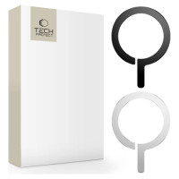 Tech-Protect MagSafe Tech-Protect MetalRing Universal Magnetic - Black / Silver (2 pcs.)