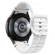 Tech-Protect Silicone Sport Strap for Samsung Galaxy Watch 4 / 5 / 5 Pro / 6 / 7 / FE - White