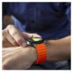Tech-Protect Silicone Sport Strap for Samsung Galaxy Watch 4 / 5 / 5 Pro / 6 / 7 / FE - Orange