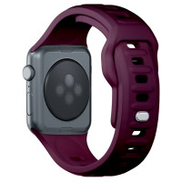 3Mk Protection 3mk Silicone Watch Strap for Apple Watch 38 / 40 / 41 mm - Burgundy