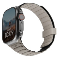UAG Pathfinder Silicone Double-Sided Magnetic Strap for Apple Watch 42 / 44 / 45 / 46 / 49mm - Black-Gray