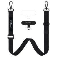 Tech-Protect C65 Rope Crossbody Leash - Black