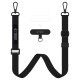 Tech-Protect C65 Rope Crossbody Leash - Black