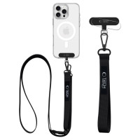 Tech-Protect C65 Rope Crossbody Leash - Black