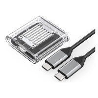 Orico TC20-M2-10G M.2 NVME USB-C 3.2 Disk Caddy - Transparent