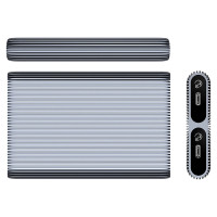 Orico AM2C3-2N Dual Disk Caddy for Two M.2 NVME USB-C 3.2 10Gb/s Drives - Gray