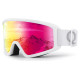Qunature White Ski Goggles for Adults - White