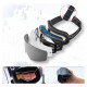 Qunature Black Frameless Ski Goggles - Black