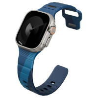 Uniq Stride De Rubber Strap for Apple Watch 44 / 45 / 46 / 49 mm - Blue