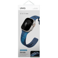 Uniq Stride De Rubber Strap for Apple Watch 44 / 45 / 46 / 49 mm - Blue