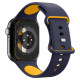 Spigen Nano Pop Strap for Apple Watch 44 / 45 / 46 / 49 mm - Navy Blue and Yellow