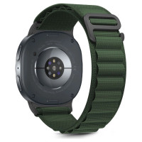 Tech-Protect Nylon Stripe Strap for Samsung Galaxy Watch 40/44/46 mm - Green