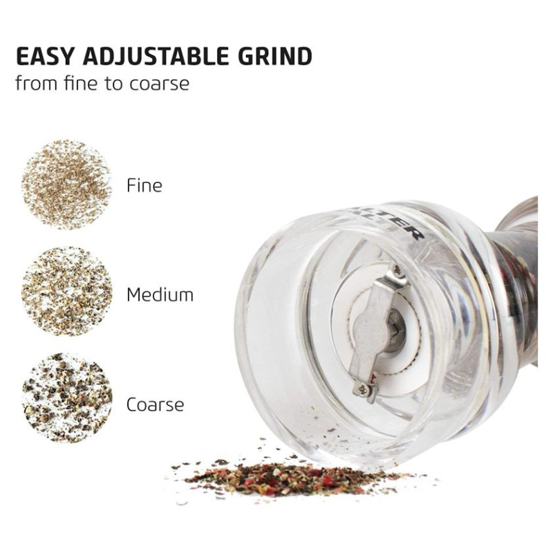 Salter 7607 WDXR Beech Wood Mills Twin