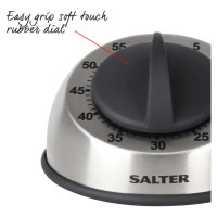 Salter 338 SSBKXR8EU16 Stainless Steel Mechanical Timer