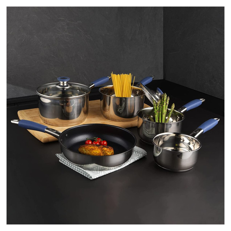 Russell Hobbs RH01179EU Opulence pan set 5pcs blue