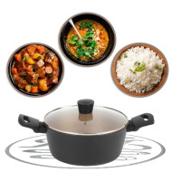 Russell Hobbs RH01670BEU7 Opulence stockpot 24cm black