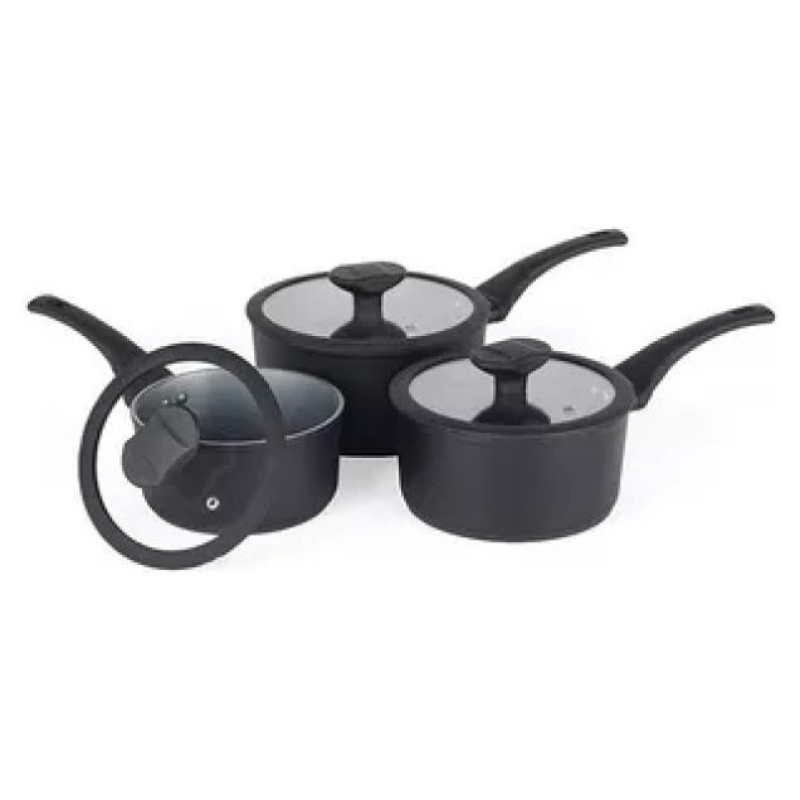 Russell Hobbs RH02131EU7 Crystaltech tall saucepan set 3pcs
