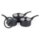 Russell Hobbs RH02131EU7 Crystaltech tall saucepan set 3pcs