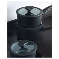 Russell Hobbs RH02131EU7 Crystaltech tall saucepan set 3pcs