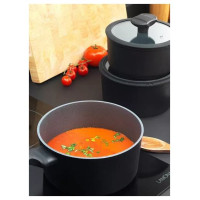 Russell Hobbs RH02131EU7 Crystaltech tall saucepan set 3pcs
