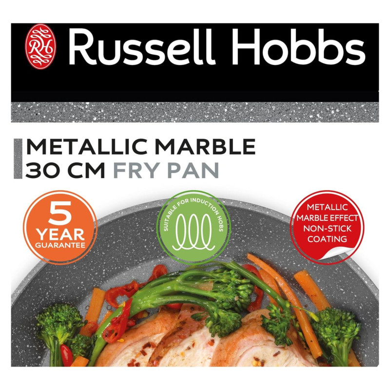 Russell Hobbs RH02801EU7 Metallic Marble frypan 30cm