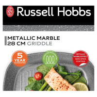 Russell Hobbs RH02813EU7 Metallic Marble griddle 28cm