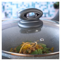 Salter BW02772G Marblestone Wok 28cm grey