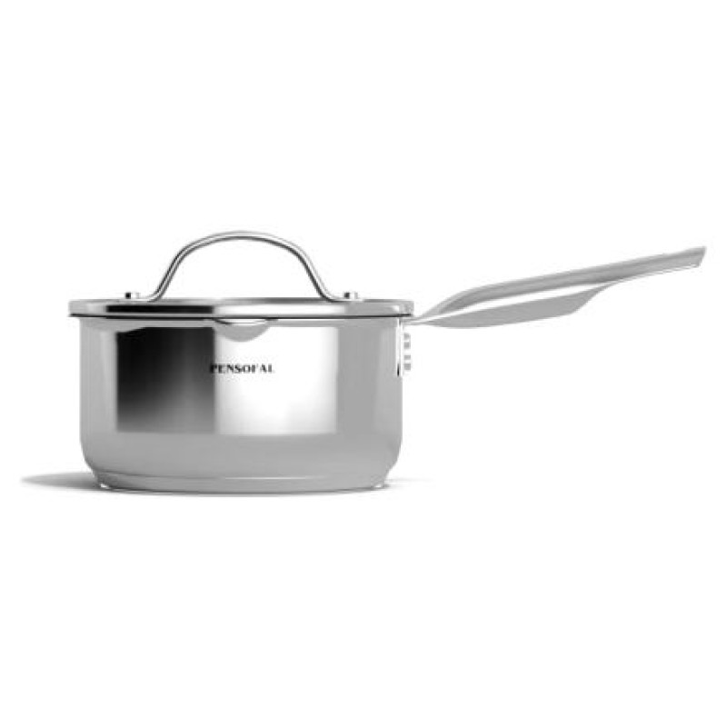 Pensofal 1612 Single-handle Saucepan With Glass Lid Milk Boiler - New Era 16cm