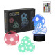 Manta SNL124RGB LED lamp Light decoration Balls RGB 3D