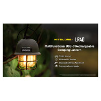 Nitecore FLASHLIGHT LAMP SERIES/100 LUMENS LR40 NITECORE