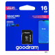Goodram Microcard 16 GB micro SD HC UHS-I class 10 memory card, SD adapter (M1AA-0160R12)