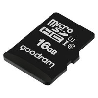 Goodram Microcard 16 GB micro SD HC UHS-I class 10 memory card, SD adapter (M1AA-0160R12)