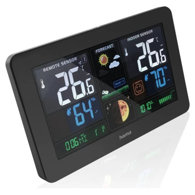 Hama 00186380 Weather station Premium Black