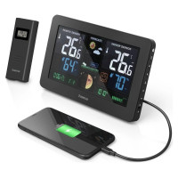 Hama 00186380 Weather station Premium Black