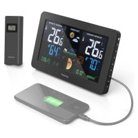 Hama 00186380 Weather station Premium Black