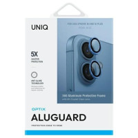 Uniq Optix Aluminum Camera Lens Protector with Applicator for iPhone 16 / iPhone 16 Plus - Beige