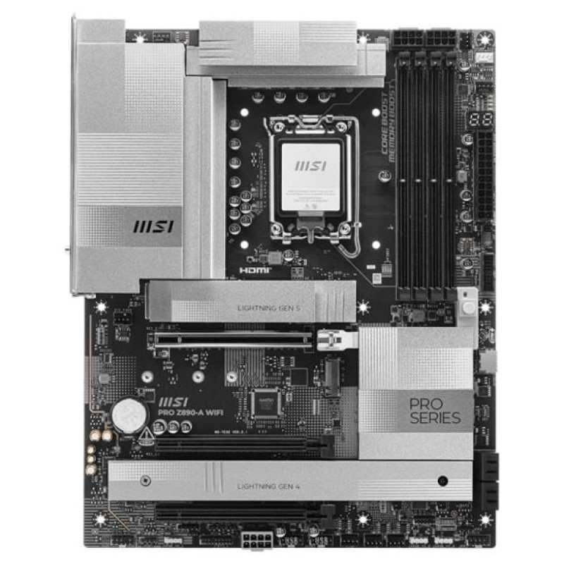 MSI Mainboard|MSI|Intel Z890|LGA1851|ATX|Memory DDR5|Memory slots 4|PROZ890-AWIFI