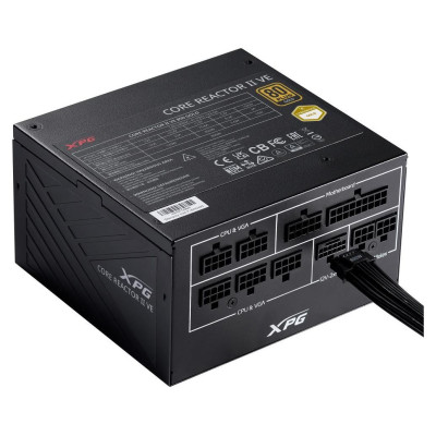 Adata Power Supply|ADATA|CORE REACTOR II VE|750 Watts|Efficiency 80 PLUS GOLD|PFC Active|MTBF 100000 hours|COREREACTORIIVE750G-BKCEU