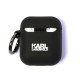 Karl Lagerfeld Case for AirPods 1 / 2 Karl Lagerfeld Silicone Ikonik - black