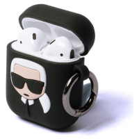 Karl Lagerfeld Case for AirPods 1 / 2 Karl Lagerfeld Silicone Ikonik - black