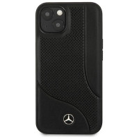 Mercedes MEHCP13SCDOBK iPhone 13 mini 5,4" czarny/black hardcase Leather Perforated Area